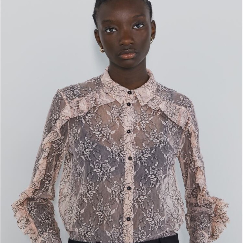 Zara Lace Top NWT
